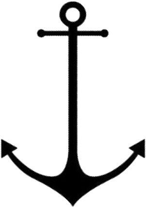 Amazing Cross Outline Clipart Anchor Tattoos Png Transparent - Anchor With Heart Tattoo (383x486), Png Download