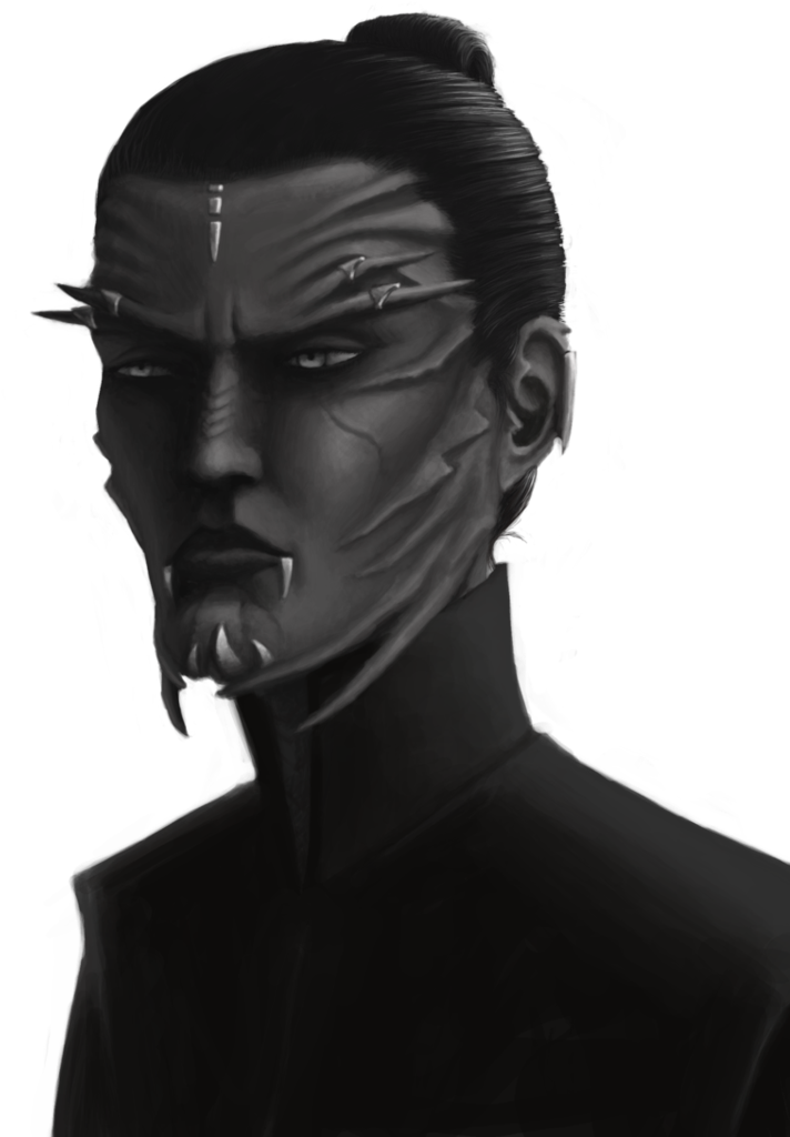 Kteio Graustufen By Akalanthis - Sith (752x1063), Png Download