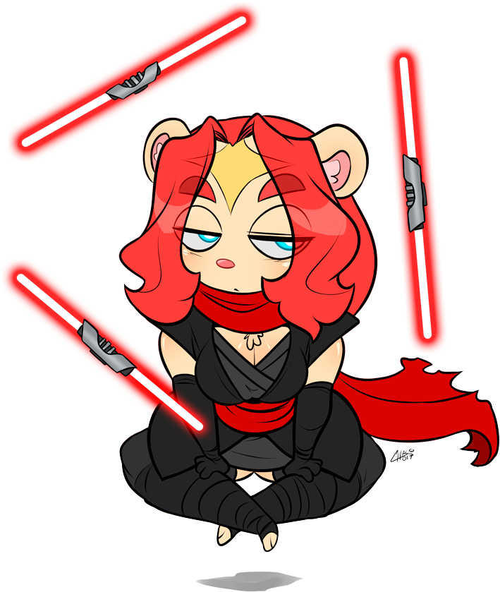 Little Sith - Drawing (800x941), Png Download