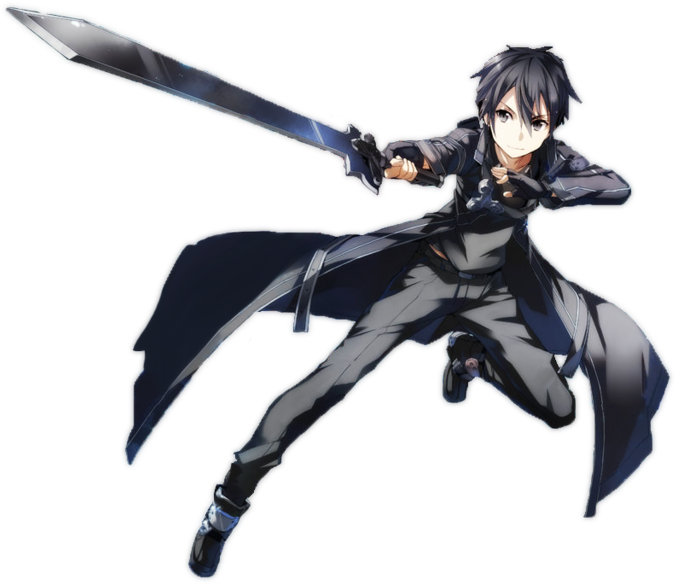 Cs-kirito - Bushiroad Sleeve Collection Hg Vol.458 - Sword Art (764x632), Png Download