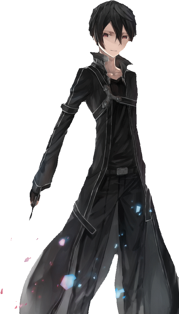 Sword Art Online Kirito Render By Lunixxa-d5glf1y - Sao Kirito (711x1123), Png Download