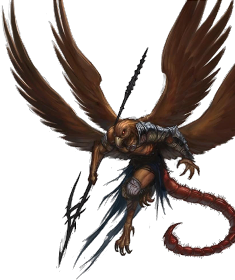 Png - Dungeon And Dragons Pazuzu (870x983), Png Download