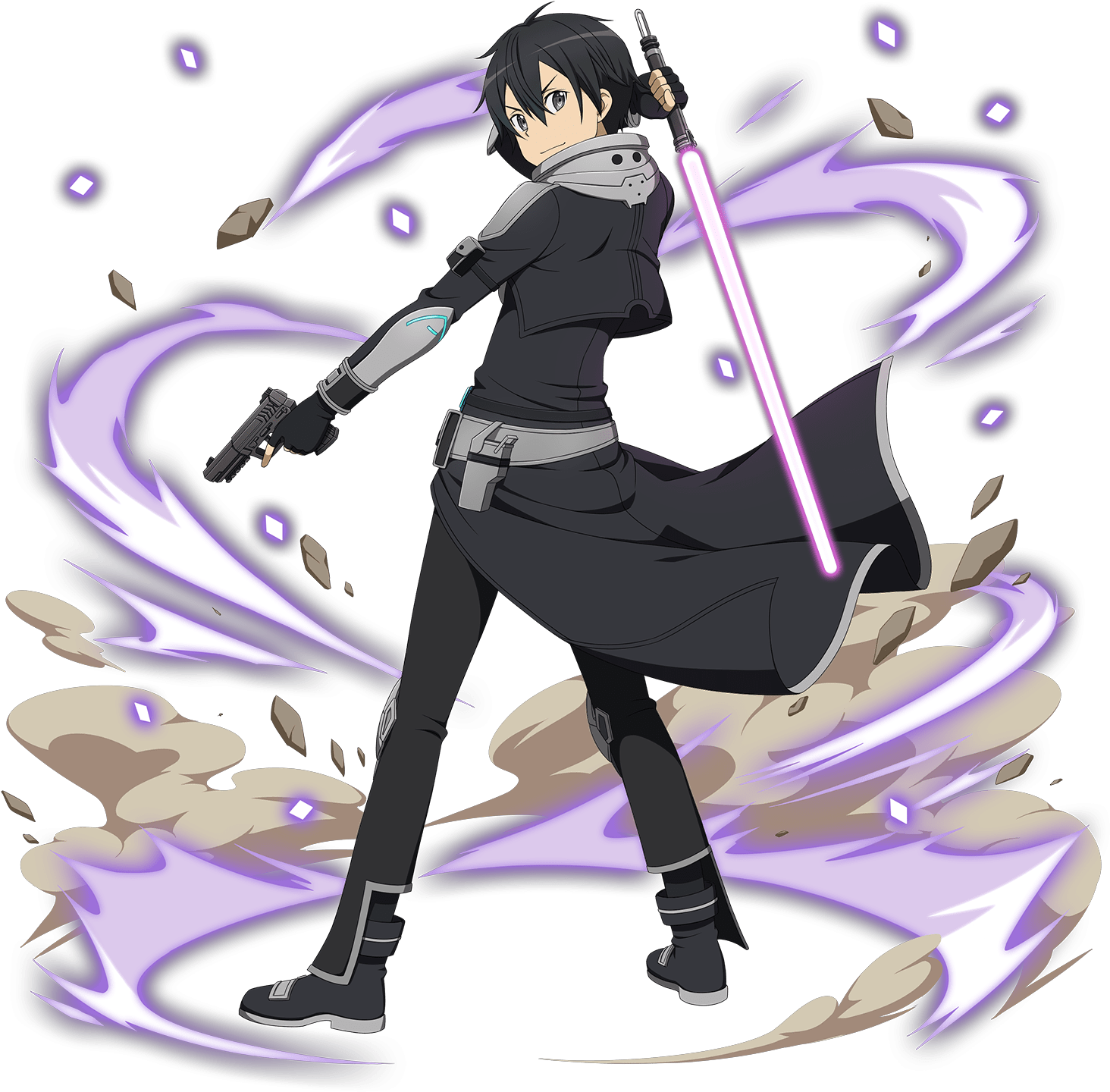 View Fullsize Kirito Image - Sword Art Online Memory Defrag Kirito (1500x1500), Png Download