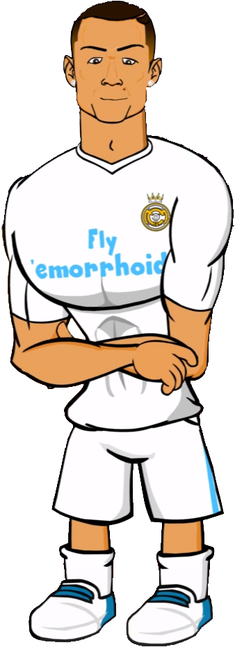 Cr7 - 442oons Cristiano Arrogantaldo (339x942), Png Download