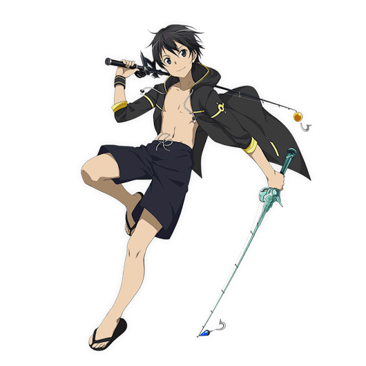 Kirito - Sword Art Online Kirito Summer (530x530), Png Download
