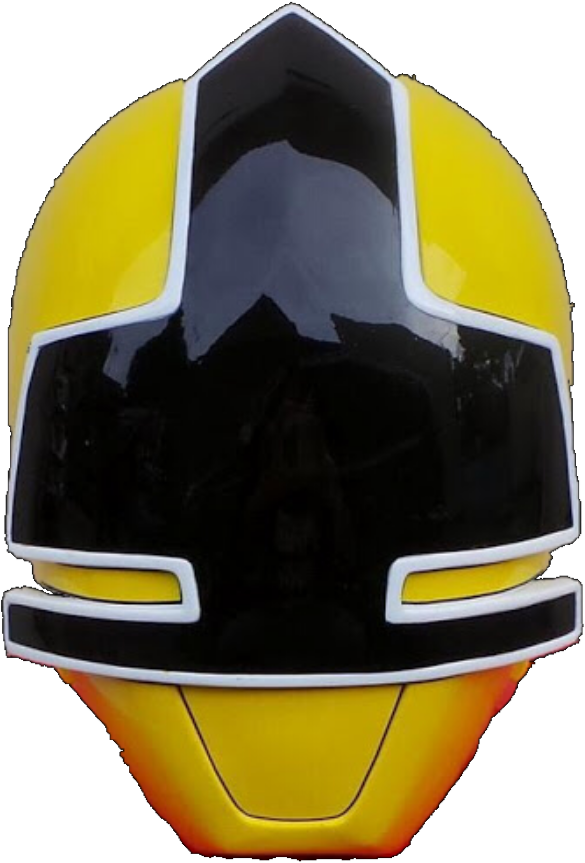 Yellow Samurai Ranger Helmet - Emblem (602x876), Png Download