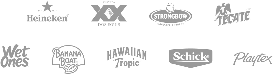 Website Brand Logos Grayscale - Banana Boat Sunscreen Lotion, Spf 8 - 8 Fl Oz (1000x296), Png Download