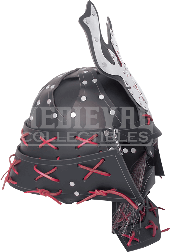 Leather Samurai Helm - Samurai Leather Helmet (850x850), Png Download