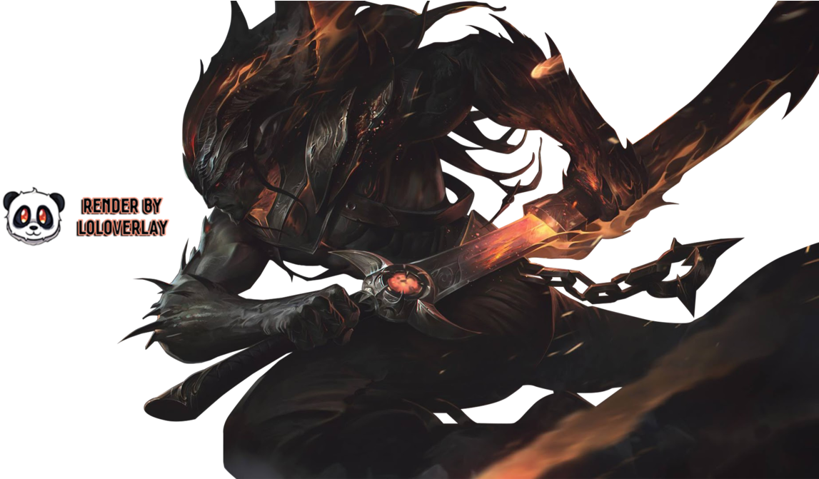 Render By Lol0verlay - Nightbringer Yasuo Render (1191x670), Png Download