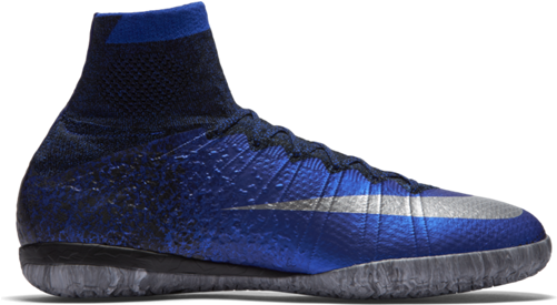 Nike Mercurial Proximo Cr7 Ic - Nike Indoor Soccer Shoes Blue (500x500), Png Download