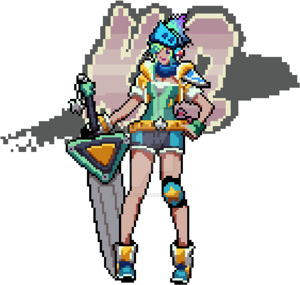 Arcade Riven By Aya124seohyo - Arcade Riven Pixel Art (1024x1024), Png Download