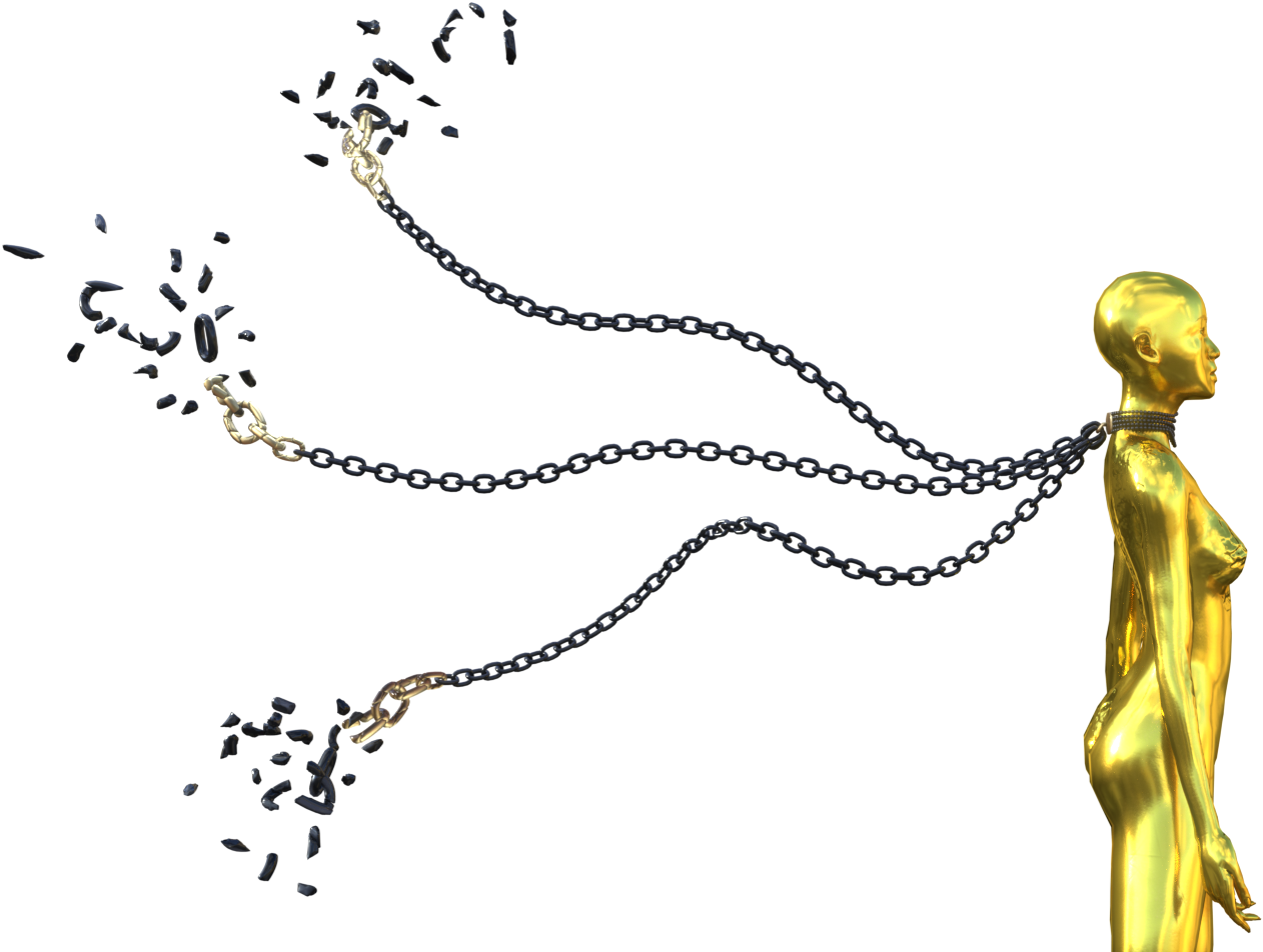 Pearls Collar, Chains And Broken - Illustration (2048x1024), Png Download