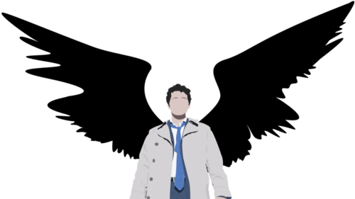 Report Abuse - Castiel Stickers (500x313), Png Download