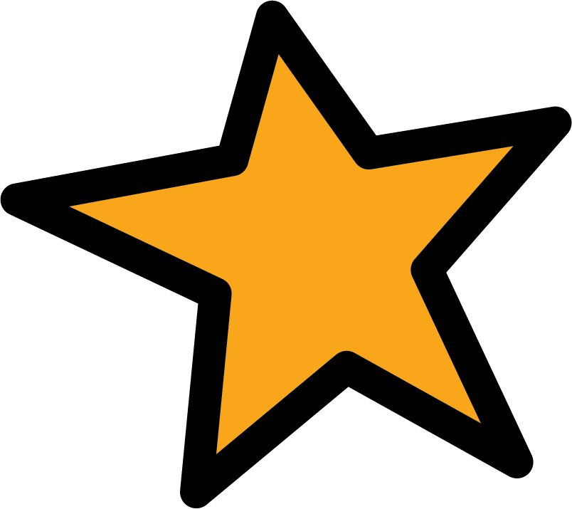 Clipart Star Orange - Clip Art (804x715), Png Download