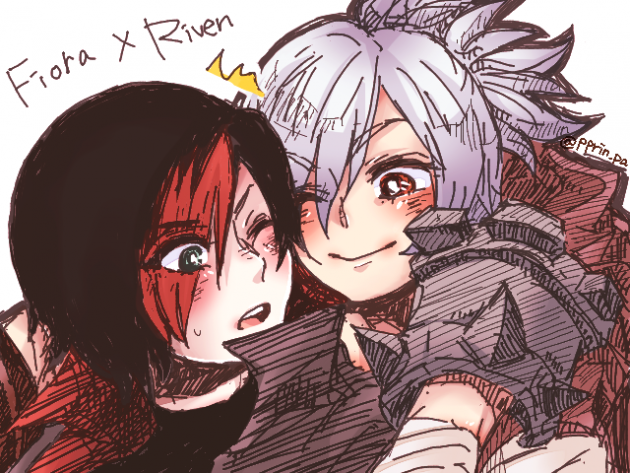 Http - //i - Imgur - Com/rrxz421 - Fiora And Riven (630x473), Png Download