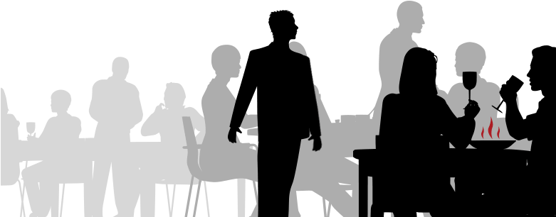 Restaurant Coupon Restaurant Coupon Restaurant Coupon - People In Restaurant Png (780x360), Png Download