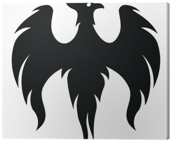 Phoenix Bird Black And White (400x400), Png Download