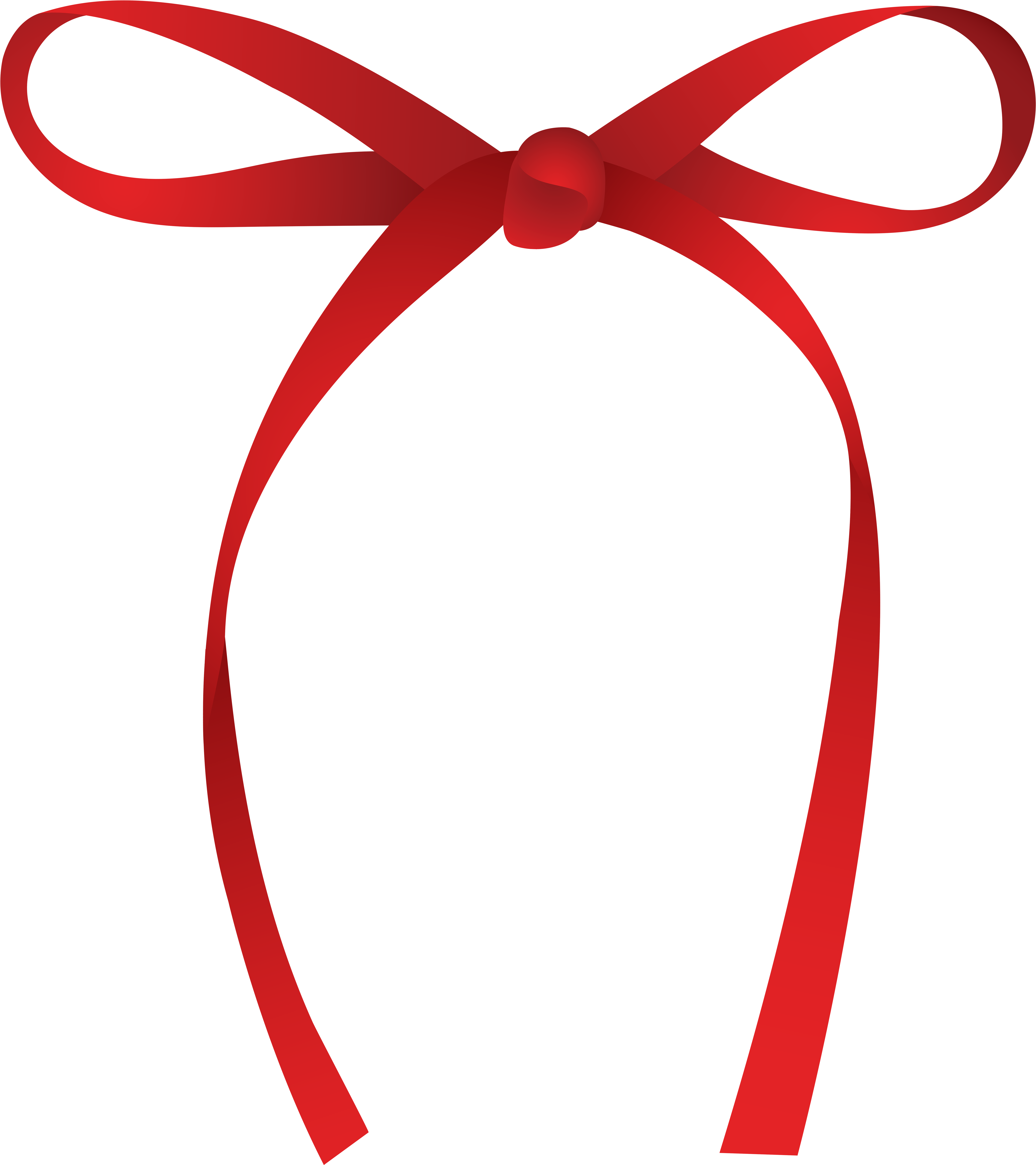Thin Red Ribbon Png Clip Art (7189x8000), Png Download