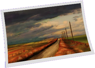 Gold In The Darkness - Painting (414x414), Png Download