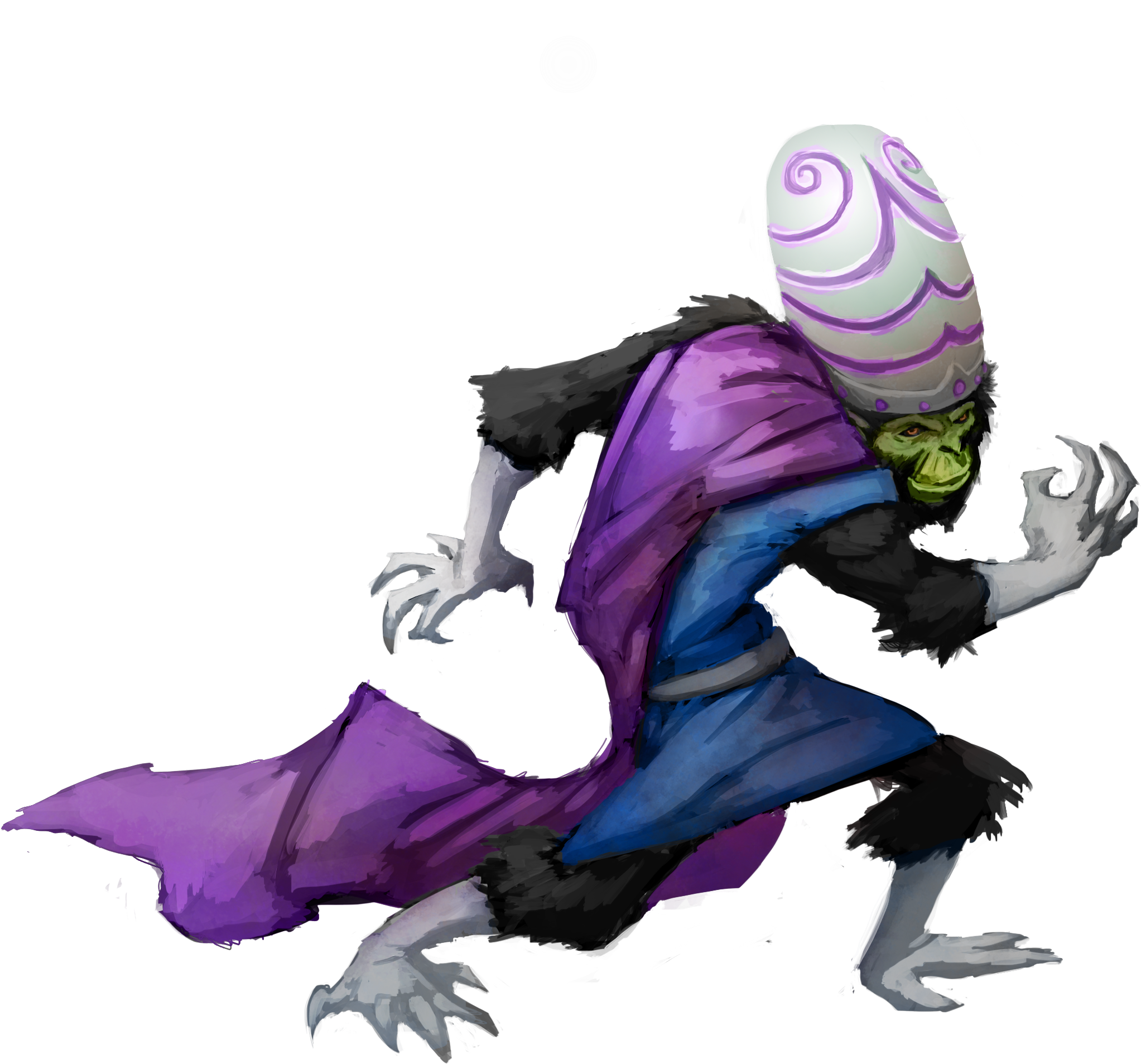 Mojo Jojo By Kzbulat On Deviantart - Mojo Jojo (2125x2750), Png Download