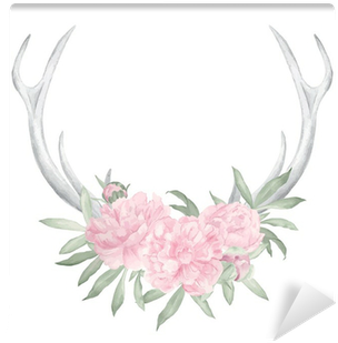 Watercolor Flowers Wall Mural - Watercolor Painting (400x400), Png Download