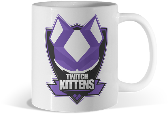 Custom Twitch Kittens Mug Mug - Coffee Cup (650x650), Png Download