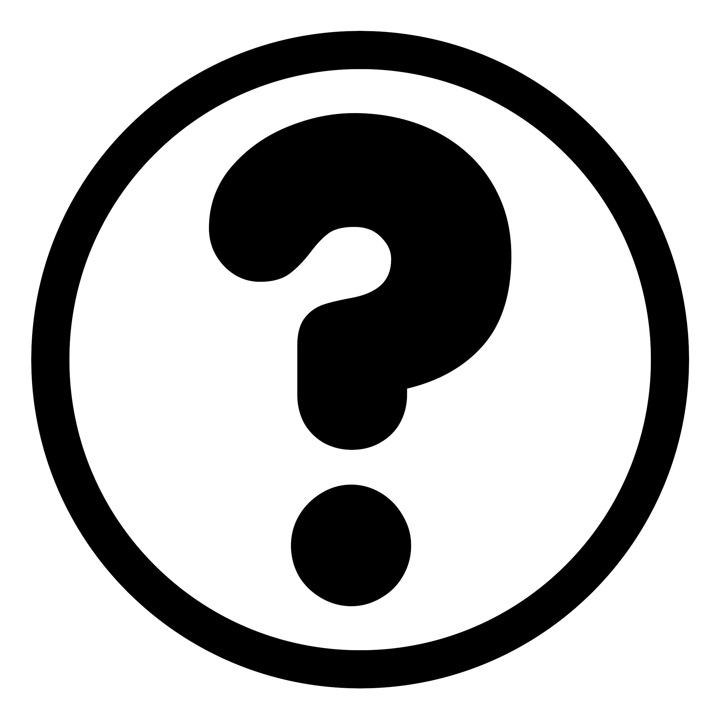 This Free Icons Png Design Of Mono Gnome Question (2400x2400), Png Download