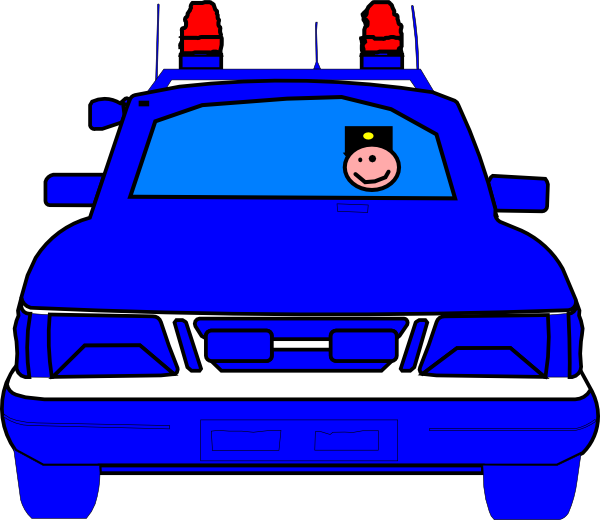 Police Car Clip Art At Clker - Clip Art (600x520), Png Download