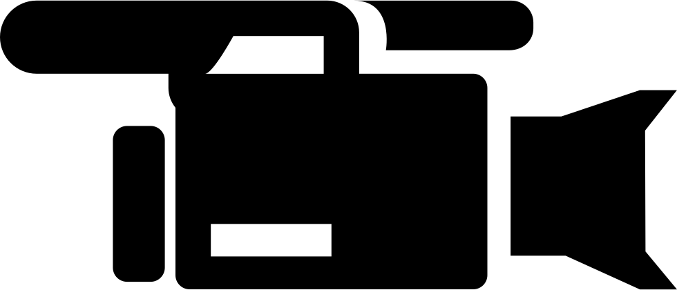 Transparent Stock Svg Png Icon Free Download Onlinewebfonts - Video Camera Logo Png (980x420), Png Download