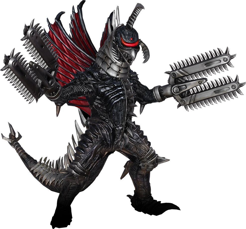 Modified Gigan - Godzilla The Game Gigan (989x920), Png Download