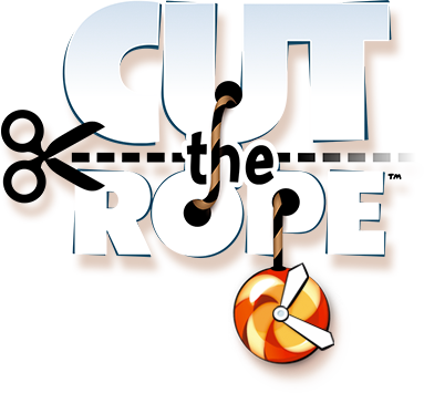 Cut The Rope Logo (383x355), Png Download