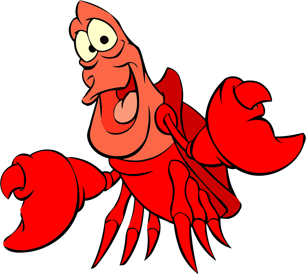 Little Mermaid Font - Sebastian Little Mermaid (645x576), Png Download