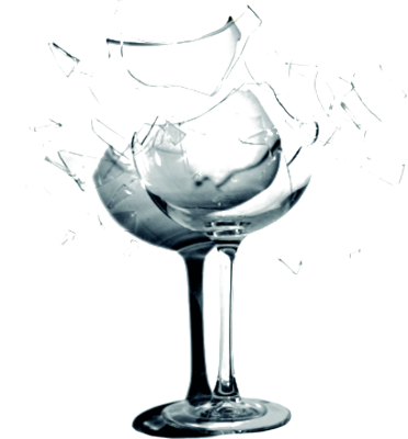 Broken Glass Cup - Latest Love Msg In Malayalam (372x400), Png Download