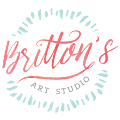 Britton's Art Studio - Label (400x400), Png Download