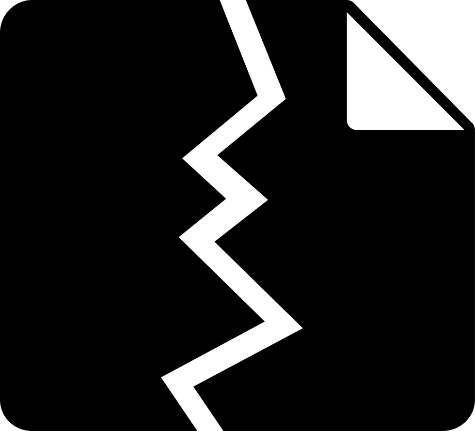 File Crack Comments - Crack Icon (980x890), Png Download