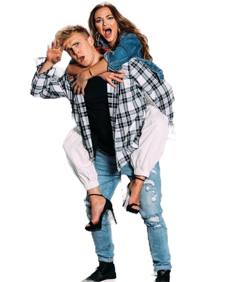 Report Abuse - Erika Costell And Jake Paul (749x923), Png Download