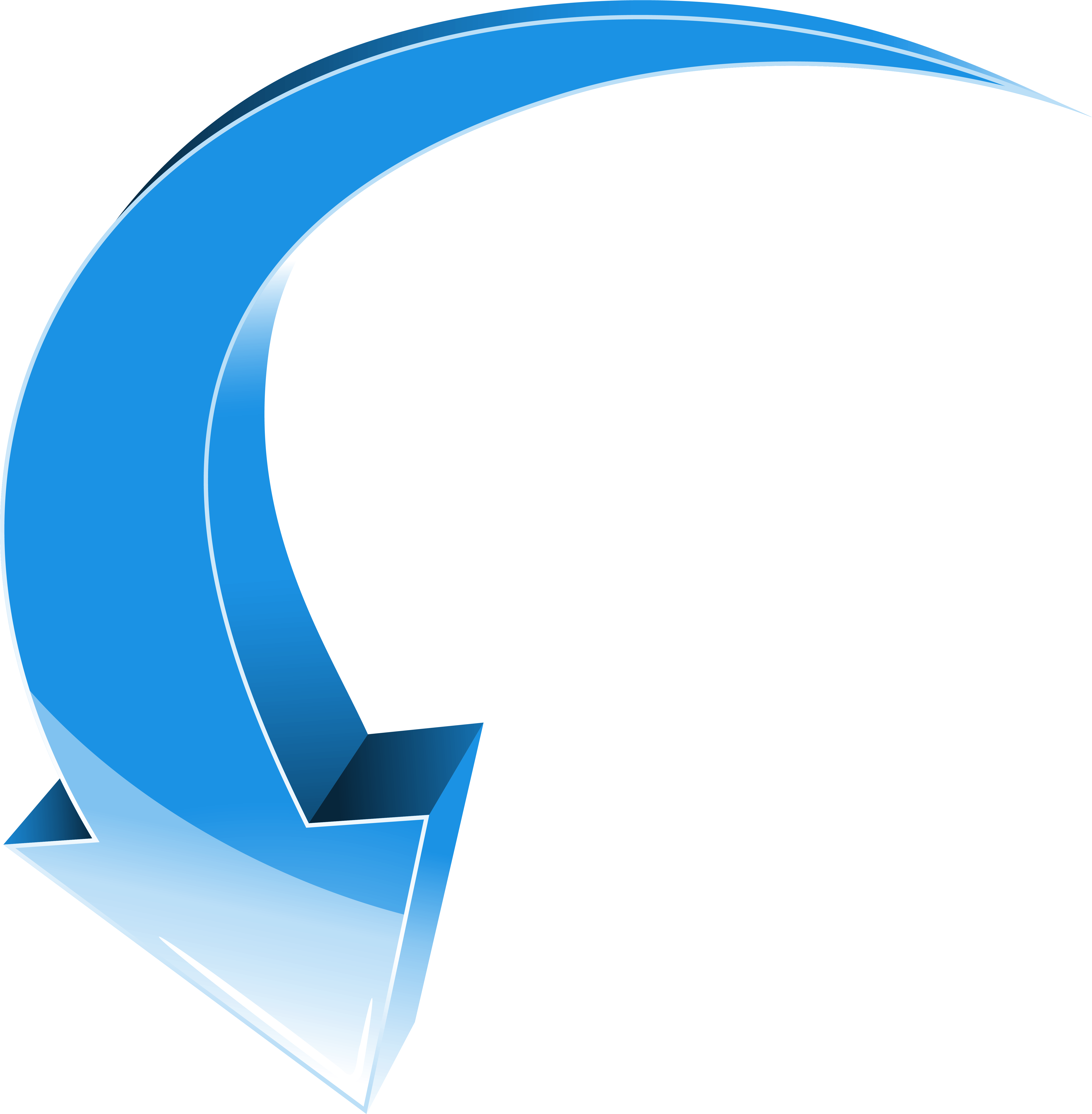 Arrow Png Blue Png (6000x6122), Png Download