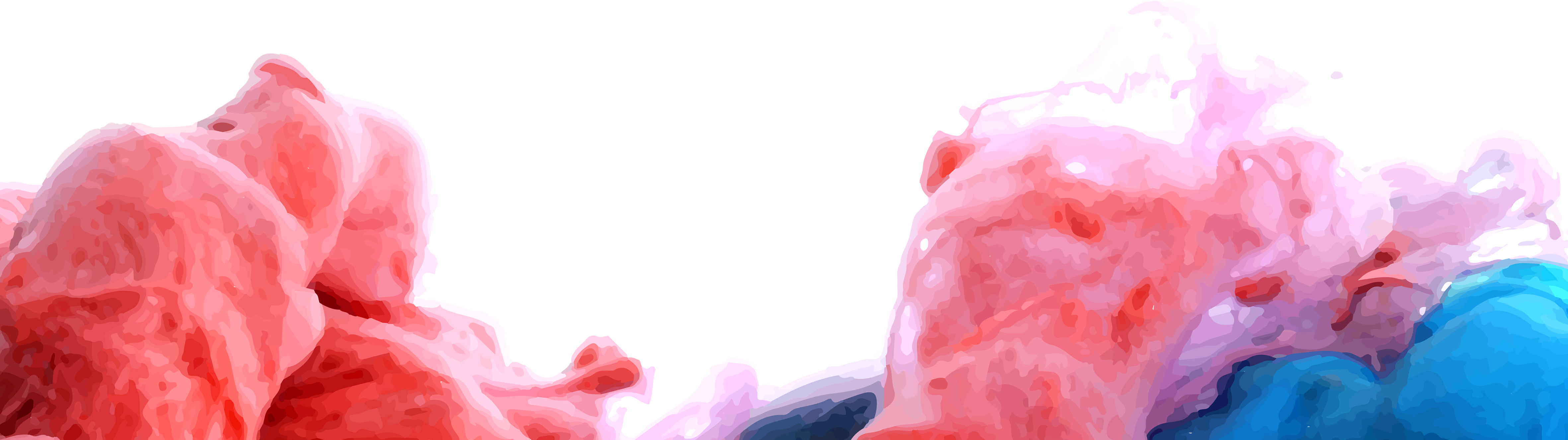 Ink Wash Painting Cloud - Ink Wash Clouds Transparent (4724x1325), Png Download