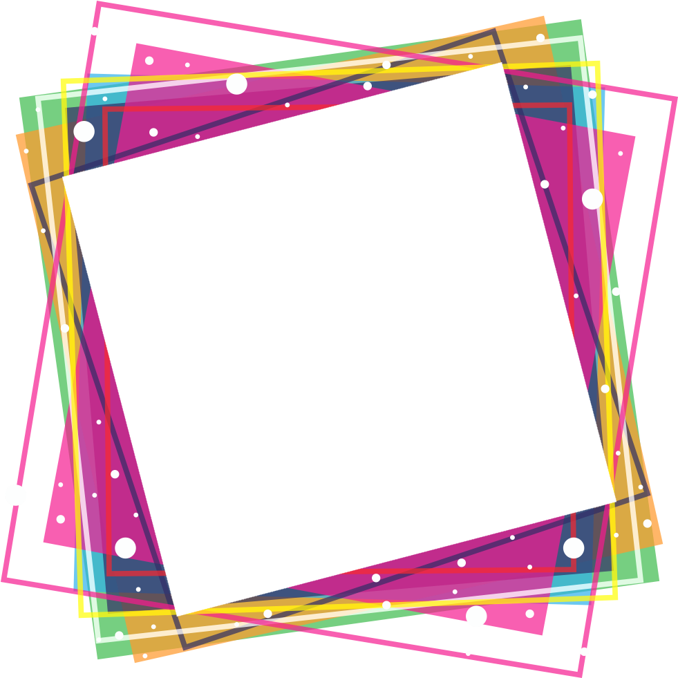 Cornici Colorate In Png (1080x1080), Png Download