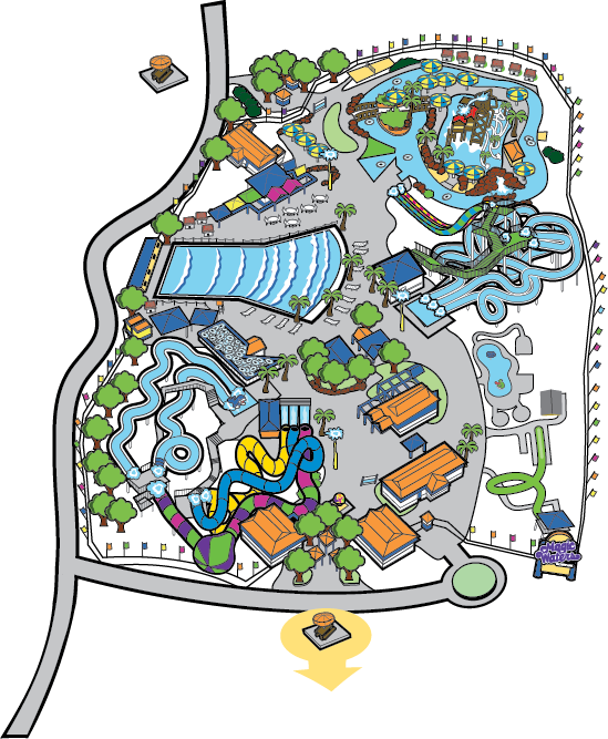 Mw Map Sign Rev2018 - Magic Waters Map (549x667), Png Download