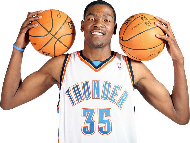 Who - Kevin Durant Holding Ball (778x583), Png Download