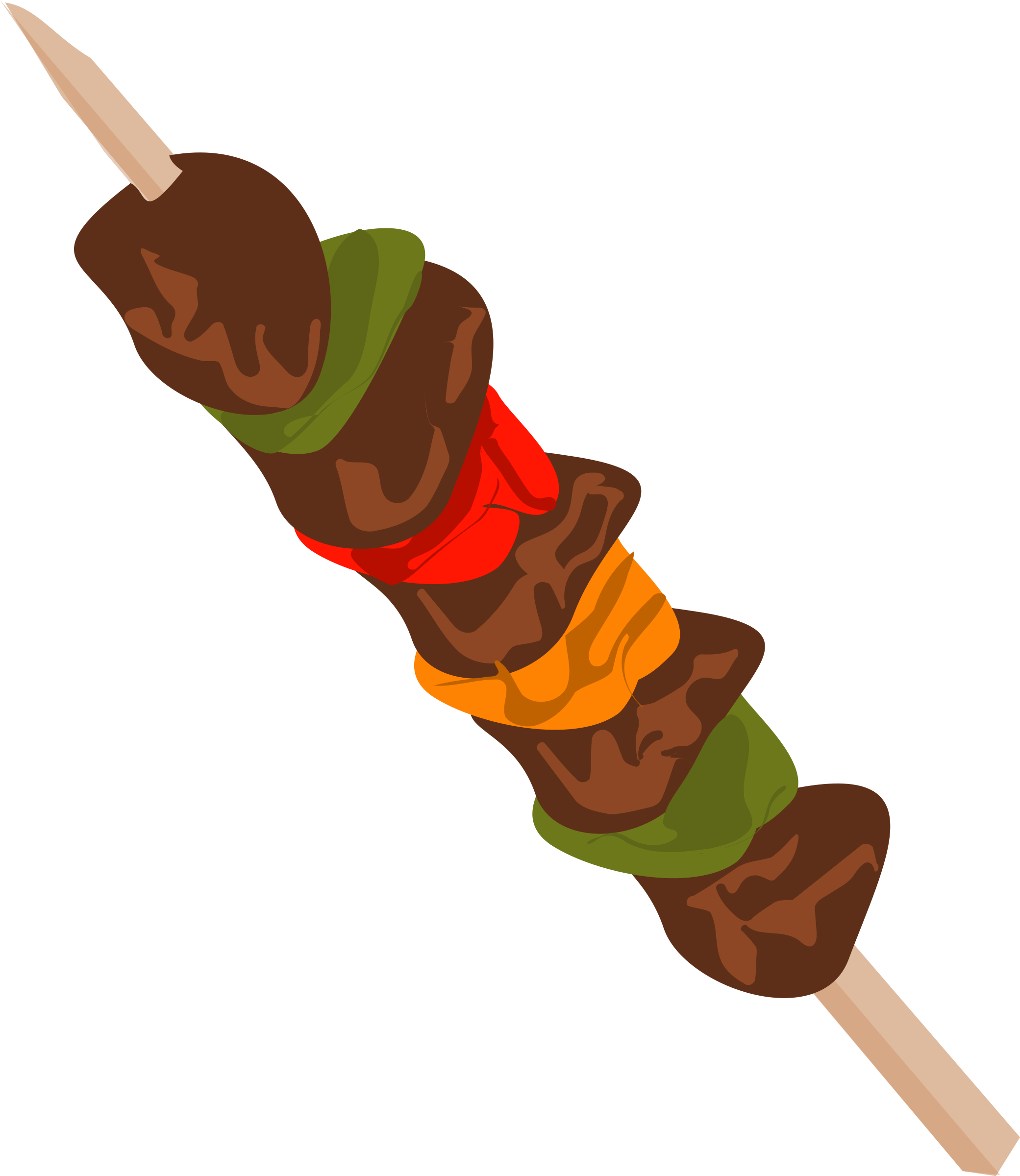 Image Freeuse Shaslick Big Image Png - Barbecue Clipart Png (2081x2400), Png Download