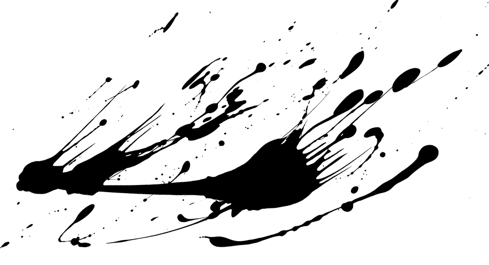 How To Mix Paint To Get Black - Брызги Черной Краски Png (960x520), Png Download