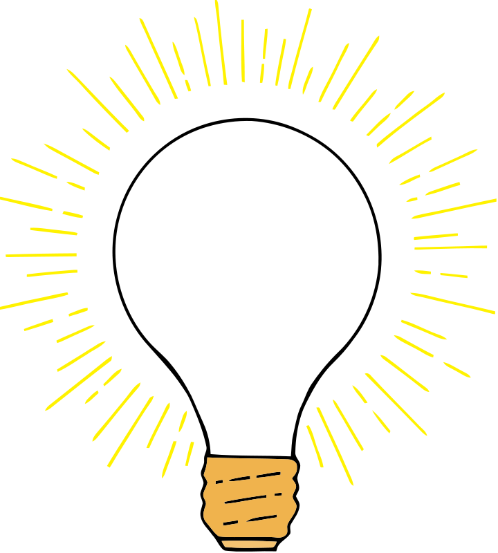 Lights Clipart Lightbulb Moment - Light Bulb Moment (720x800), Png Download