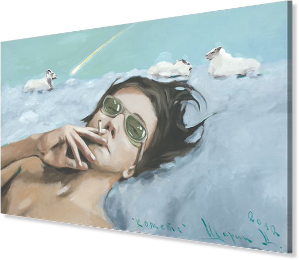 Comet, Artist Dmitry Shorin - Contemporary Art (600x524), Png Download