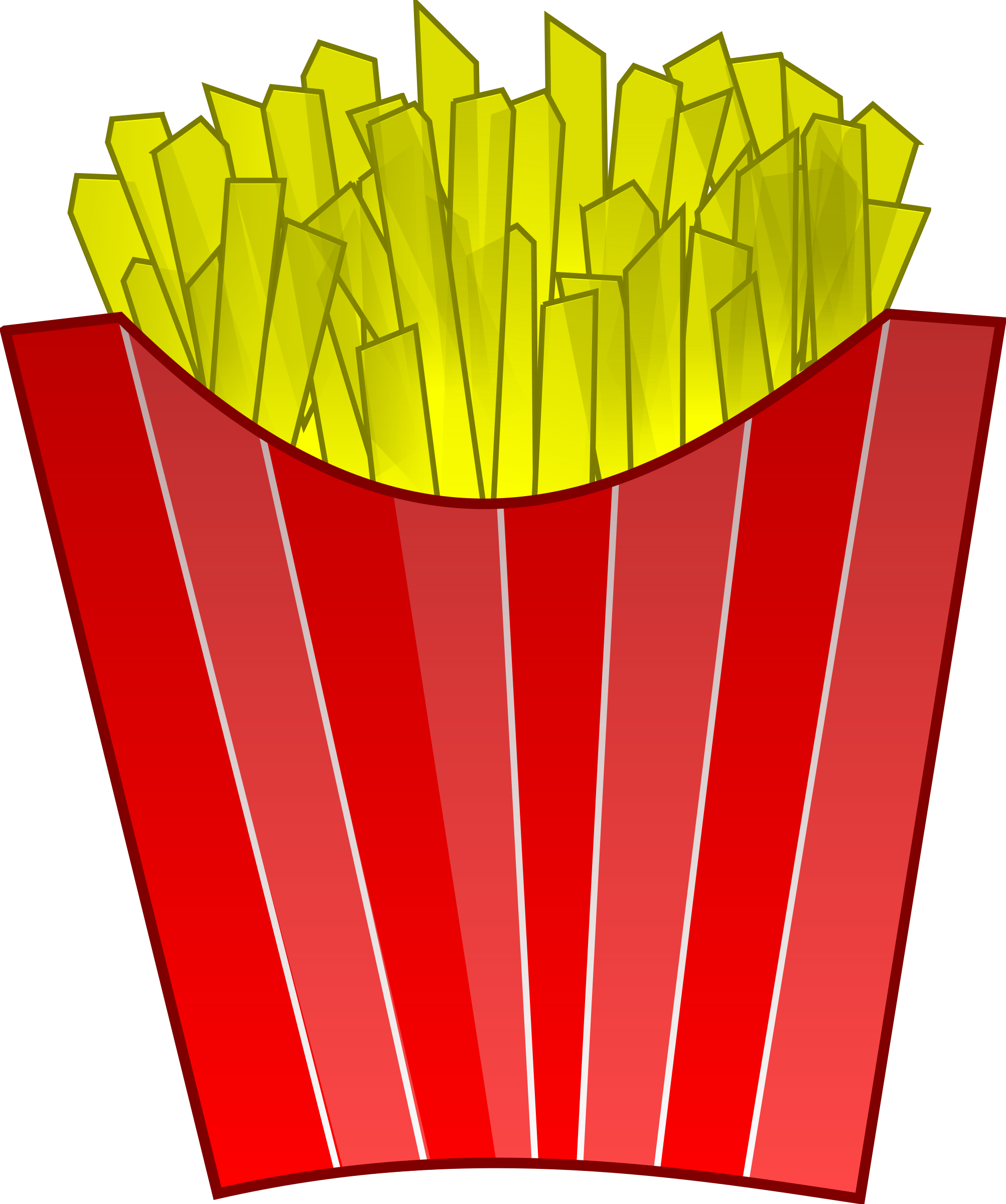 This Free Icons Png Design Of French Fries (2005x2400), Png Download