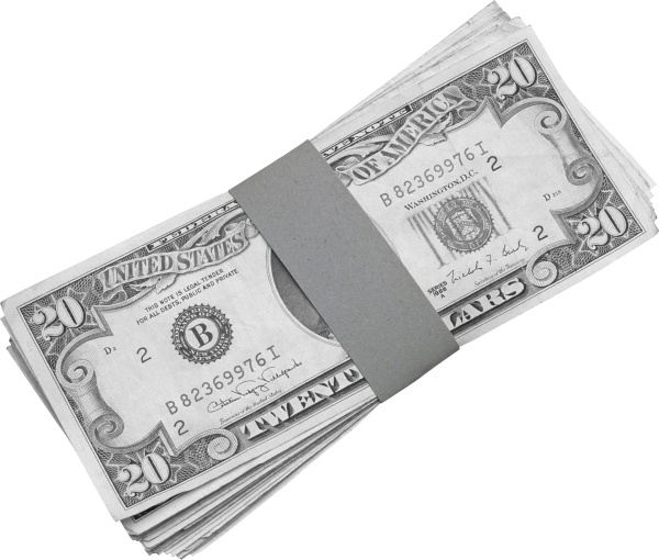 Money Png Free Download - 20 Us Dollar (600x510), Png Download