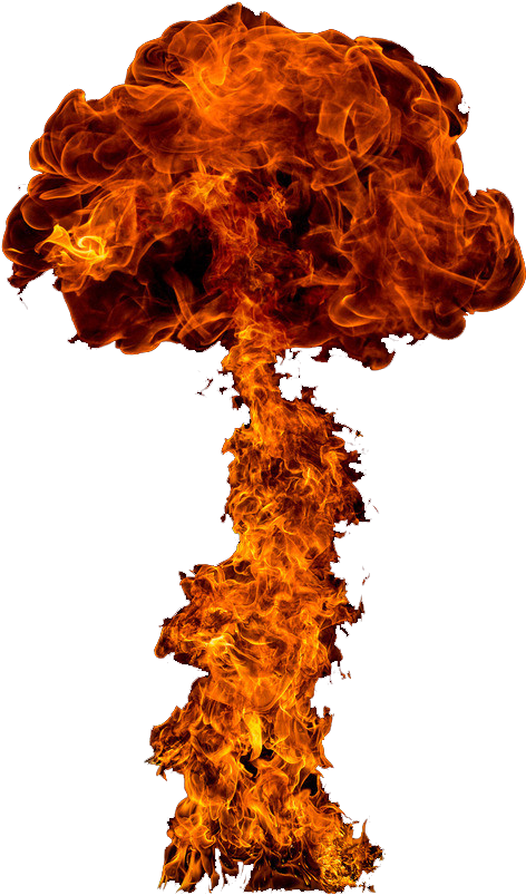 Nuke Explosion Png - Atomic Bomb Explosion Png (686x1024), Png Download