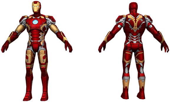 Download Zip Archive - Marvel Future Fight Iron Man (750x650), Png Download