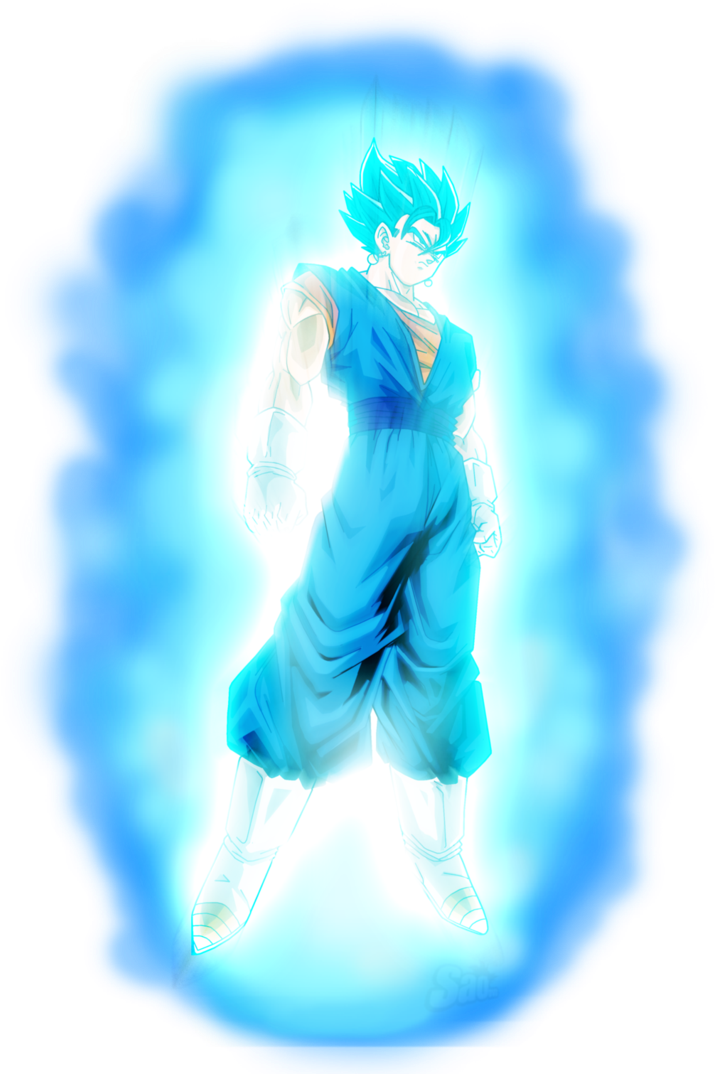Blue Aura Png - Super Saiyan Blue Aura (728x1097), Png Download